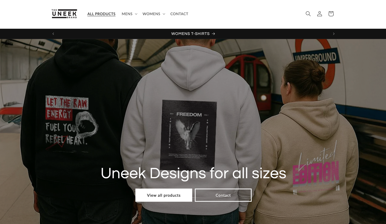 The Uneek Brand – Shopify Store